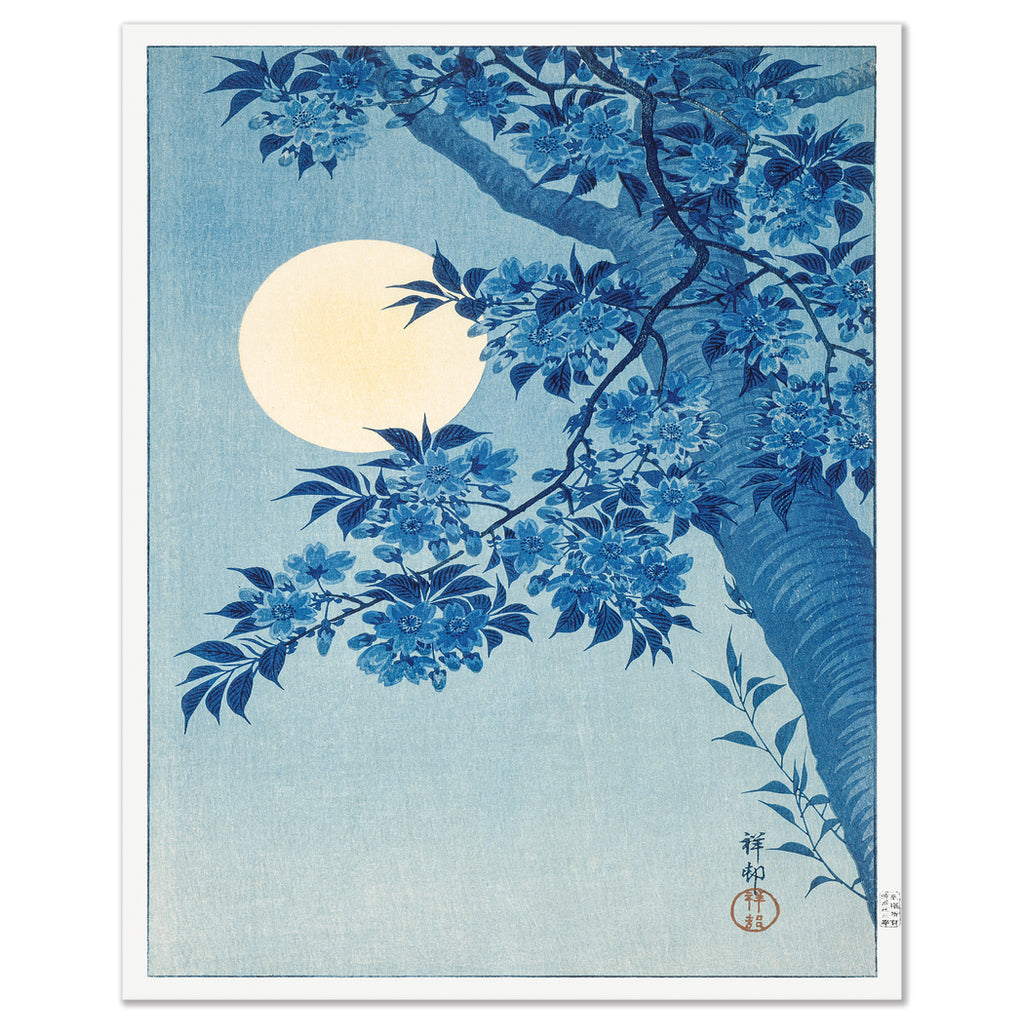 『 In the moonlight 』原画B3size Moonlight Cherry Tree – Little Pictures